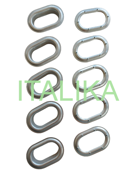  Capsa Ovala cu Saiba Inclusa 42mmX22mm Zincata Antirugina ITALIKA