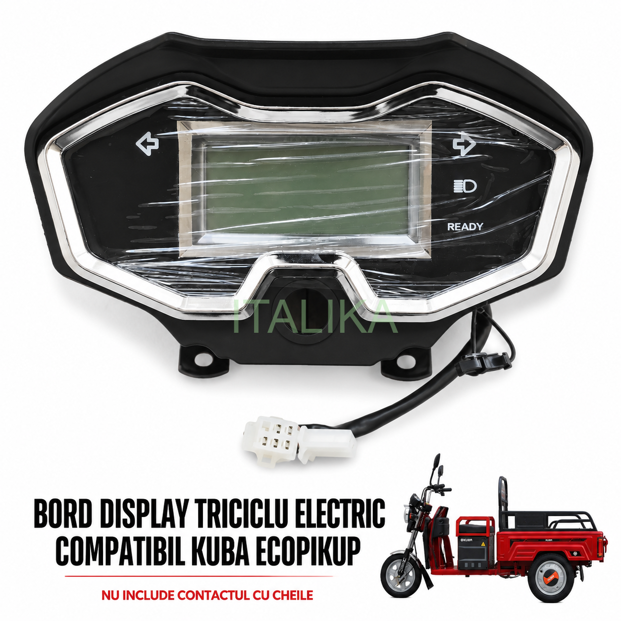 BORD DISPLAY DIGITAL COMPATIBIL TRICICLU ELECTRIC ECOPIKUP KUBA