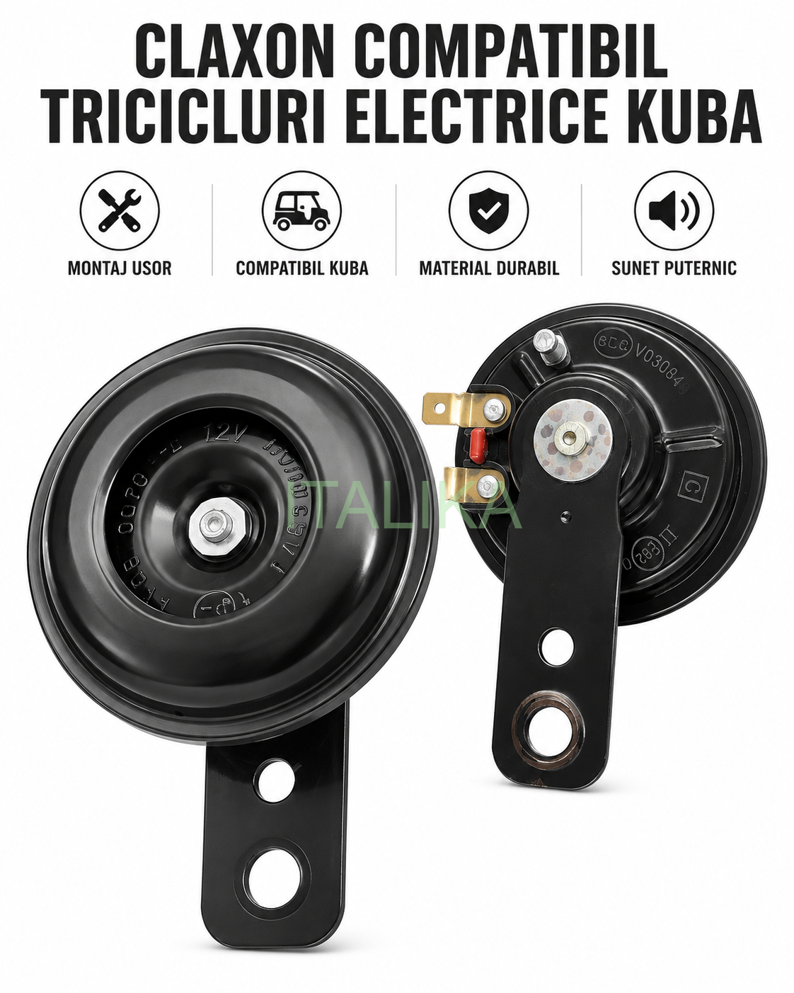 CLAXON COMPATIBIL TRICICLURI ELECTRICE