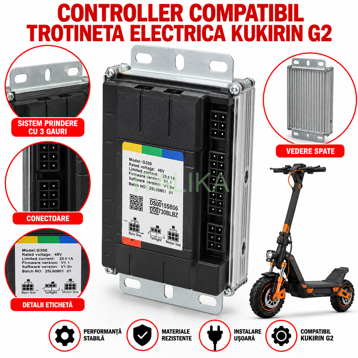 CONTROLLER compatibil trotineta electrica KUKIRIN G2